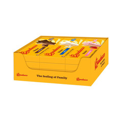 Wafer Cookies, Assorted, Chocolate, Vanilla, and Strawberry, 60 Oz (Pack of 12)