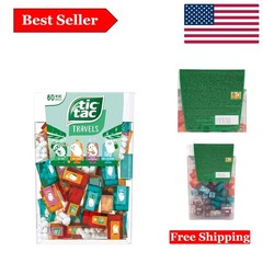 234g Variety Pack of 60 Mini Breath Mints: Mint, Spearmint & Fruity Flavors