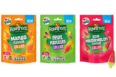 Rowntree’s Fruit Pastilles Watermelon Mango Lollies Sweets Sharing Bag PACK OF 3