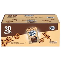 Chocolate Chip Bite-Size Cookies, 30 Pack Box, 30 oz – Perfect Snack Option