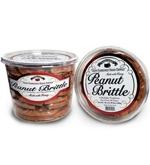 2 PACK Brittle-Brittle Peanut Brittle 38 Oz. EACH JAR – FREE SHIPPING