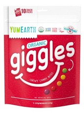 YumEarth Giggles Fruity Candy Pack Organic Vegan Allergy Friendly Treats 10 C…
