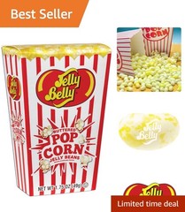 Indulge in Sweet and Savory Buttered Popcorn Jelly Beans – 1.75 oz Box