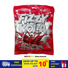 1 Packets of FIZZY KOLA Tasty COLA Flavour Candy 120g with Fizzy Centres