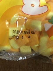 Rare New Sealed Jet-Puffed Candy Corn Marshmallows 8oz Bag BB 3/15/26