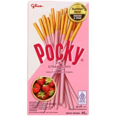 3 POCKY Strawberry Flavor Biscuit Sticks Boxes Party Snacks 45g 1.58oz