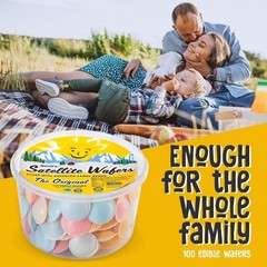 Satellite Wafers: 100 Count Tub of Assorted Candy Beads – Gluten Free