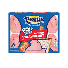 PEEPS Pop-Tarts Frosted Strawberry Marshmallow Chicks Easter Candy 10 Count 3oz