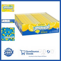 Hard Lemon Candy 0.8 Ounce Boxes Pack of 24 Perfect for Halloween & Birthdays