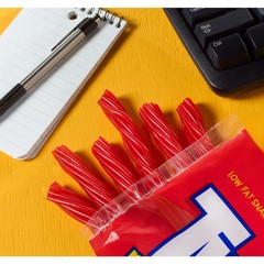 TWIZZLERS PULL ‘N’ PEEL Cherry Flavored Licorice 28 Ounce (Pack of 1), Red