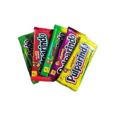 De La Rosa Pulparindo 25 Pcs Mix Flavors Tamarind Mango Sandía XSpicy Chamoy