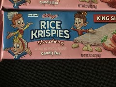Kellogg’s Frankford RICE KRISPIES Strawberry KING SIZE Candy Bars Lot of 6