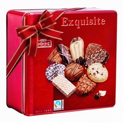 Lambertz European Cookie Tin – 92 Cookies, 10 Varieties – Ready To Serve And …
