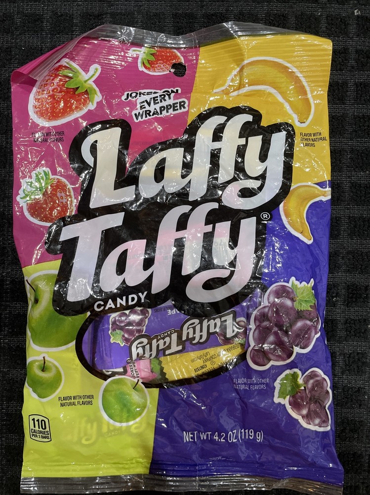 Laffy Taffy 4.2 oz Bag Wonka Sour Apple Strawberry Grape Banana Always Fresh