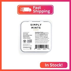 Simply Mints (Ginger, 30 Count (1 Tin))