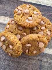 Keto Pumpkin Chocolate Chip Cookies *Diabetic Friendly* Gluten Free*Sugar Free
