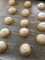 Keto Iced Amaretti Cookies * Gluten Free * Diabetic Safe * Organic * Sugar Free