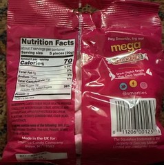 Smarties Squashies Foam Gummies Debut, 5 Ounce Peg Bag