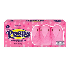 Peeps Marshmallow Chicks Easter Candy 5 Count 1.5oz Gluten Free Sweet Treat