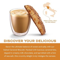 Gourmet Salted Caramel Biscotti – Individually Wrapped for Anytime Enjoyment