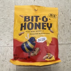 Bit-O-Honey Roasted Almond Bits Honey Chewy Candy 2.8 oz Bag