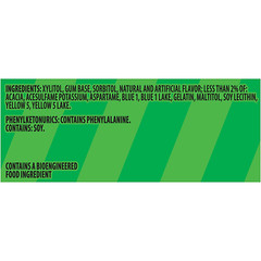 Vibes Spearmint Rush Sugar Free Gum, 6 Bottles of 40 Pieces (240 Total Pieces)