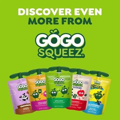 GoGo squeeZ PuddingZ Variety Pack, OntheGo Chocolate and Vanilla Pudding Snac…