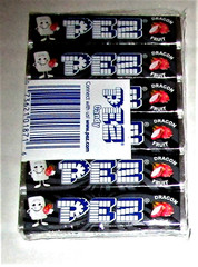 PEZ Candy Refills 6 Pack DRAGON FRUIT (color-free)