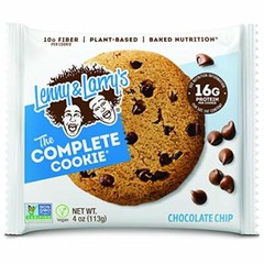 Lenny & Larry’s Complete Cookie Chocolate Chip Plant Protein Vegan (Pack of 12)