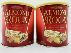 (2) Brown & Haley 10 oz The Original ALMOND ROCA Buttercrunch Toffee *BB 5/2024*