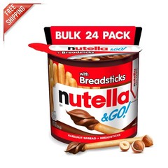 Delicious Hazelnut Chocolate Spread Cups with Breadsticks – 24 Count for Sharing