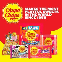 Chupa Chups Cremosa Lollipop Assortment, 2 Ice Cream 40 Count (Pack of 1)