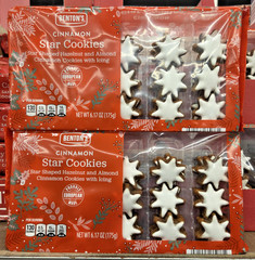 Benton’s Cinnamon Star Cookies 6.17oz 175g (2 Bags)