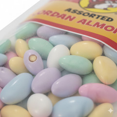 Buc-ee Assorted Jordan Almonds Candy Mix Sweet Crunchy Colorful Party Treat 12oz
