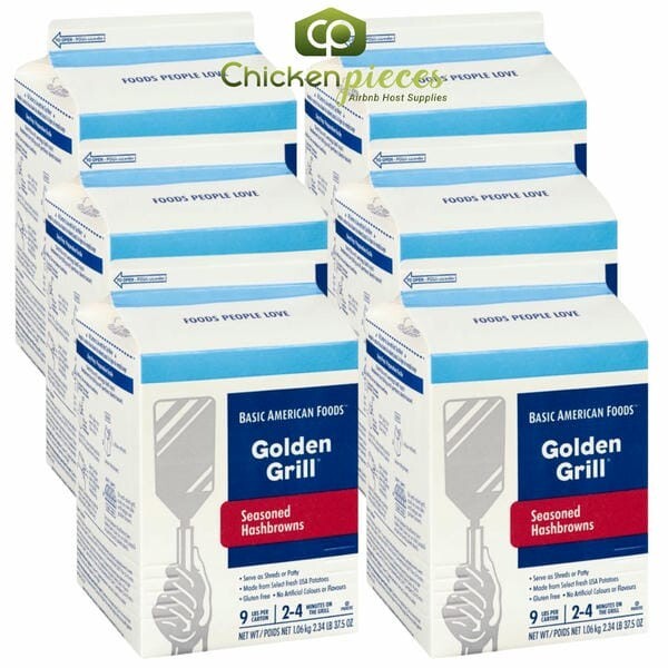 BAF Gluten Free Potato Grilled Hashbrowns 1.06Kg/2.34 LBS (6/Case)