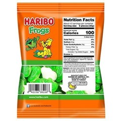 Haribo Frog Gummi Candy, 5 oz. Bag (Pack of 3)