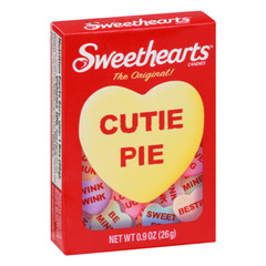 (15-Pack) Sweethearts The Original Cutie Pie CONVERSATION HEARTS Candy BB 9/2026