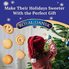 Gourmet Danish Butter Cookies in Elegant Gift Tin – 12 oz, Perfect for Sharing