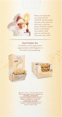 Lindt Lindor White Chocolate Truffles 50.8 oz Box 120 Pieces