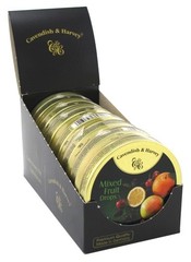 Cavendish & Harvey | Mixed Fruit Hard Candy Drops | 1.75 Ounce Tins – 7 Pack