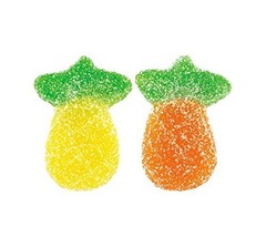Vidal Sour Pineapple Gummy Candy, 2.2 Pound Bag ( PACK OF 1 )