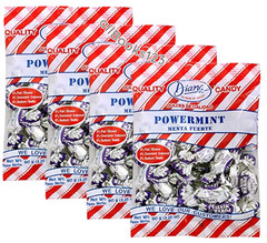 Diana Powermint 4-Pack 3.25oz Each, Cough Relief, Sore Throat Soother