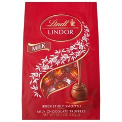 Experience Richness with Lindt Milk Chocolate Truffles – 15.2 oz Bag, Kosher