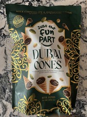 Dubai Just The Fun Part Dubai style Cones Pistachio Milk Chocolate 16 oz BIG BAG