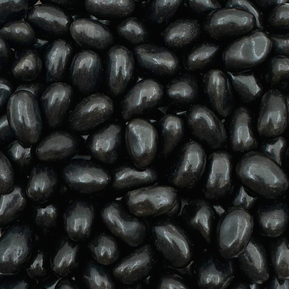 Black Licorice Jelly Beans – 2 Pound Bulk Pack – Old-Fashioned Candy
