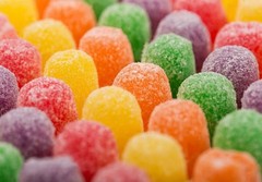 Spice Drops Candy, Old-Fashioned Gumdrops, 6 Flavors Jelly Candy, 1 Pound