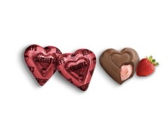 Hershey’s Strawberry Creme Creamy Milk Chocolate Hearts Candy, 8.8 oz BB 8/2026