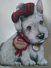 Walkers Shortbread Tin Cookies Inside Wheaten Scottie Dog 7.0 Ounce