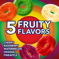 5 Flavors Hard Candy, Party Size, 50 oz Bag