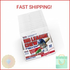 Big League Chew Outta Here Original Bubble Gum – Classic Ballpark Flavor | Perfe